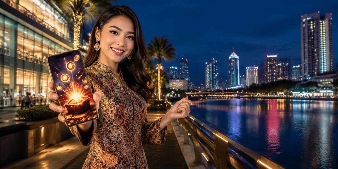 Kasino mudah alih bergaya batik di Johor Bahru menampilkan permainan slot dalam talian